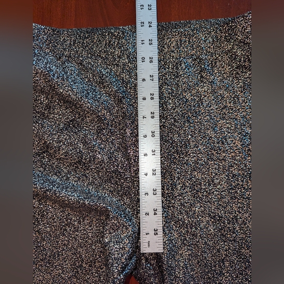 Bar III Sparkly Knit Leggings, Size Small - Picture 7 of 9